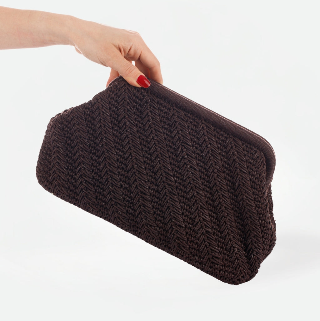JOBONEL Nogal Clutch - Yan Görünüm