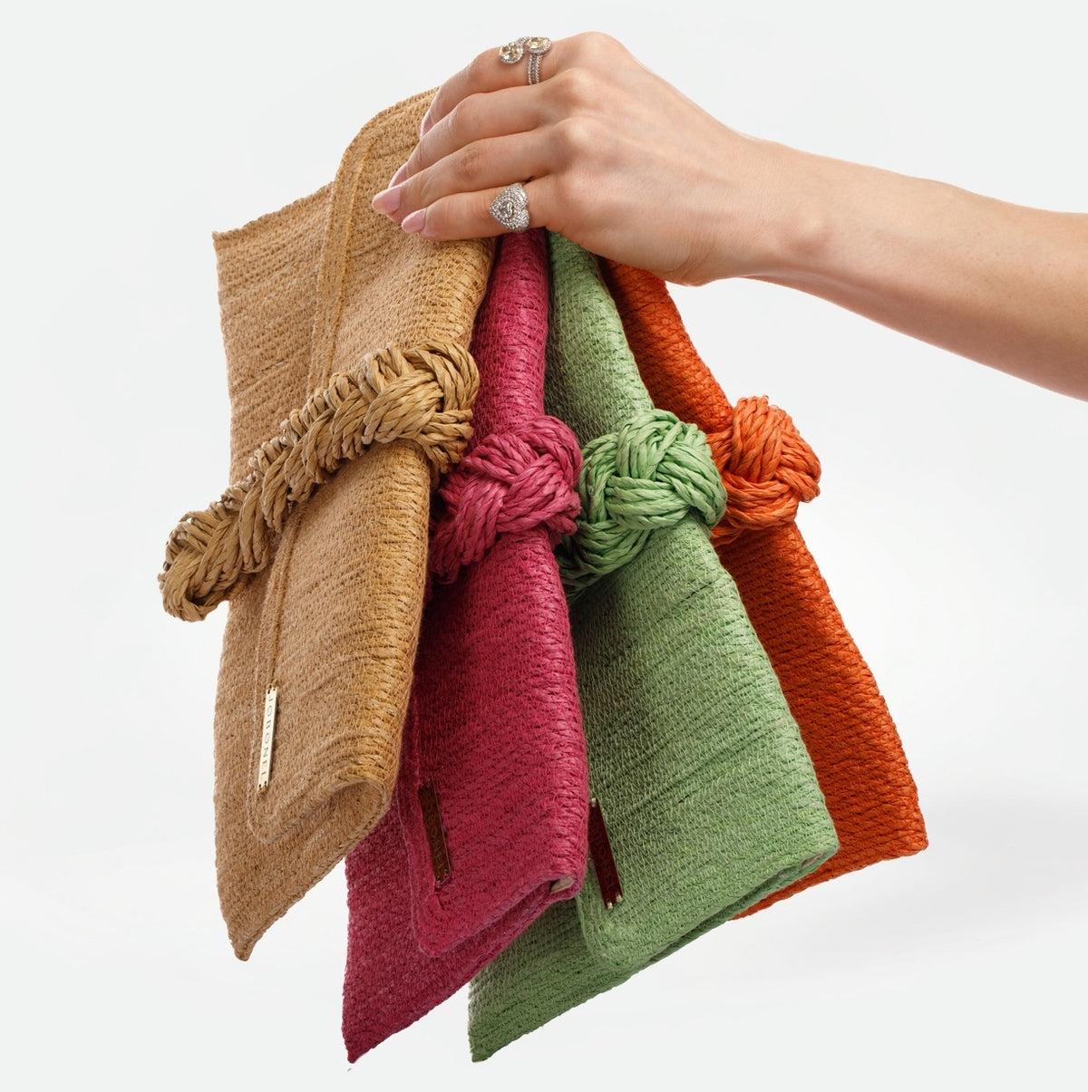 JOBONEL Trenzas Clutch - Naranja Turuncu - Detay