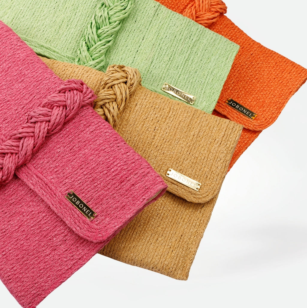 JOBONEL Trenzas Clutch - Naranja Turuncu - Grup 2