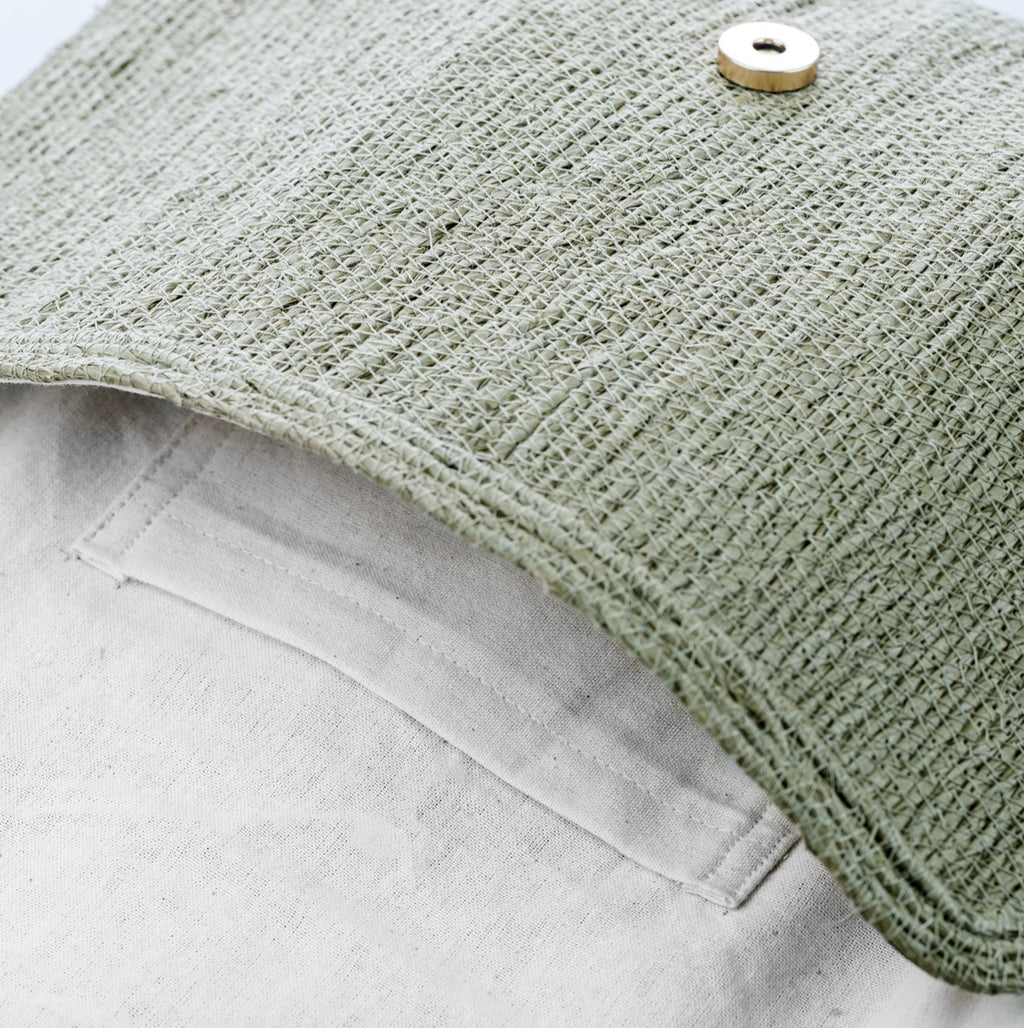 JOBONEL Trenzas Clutch - Palta Yeşil - Detay