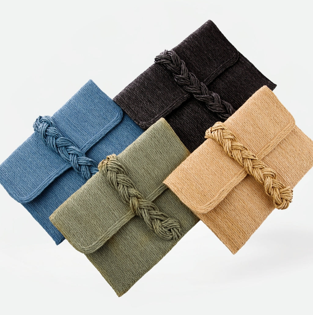 JOBONEL Trenzas Clutch - Palta Yeşil - İç Görünüm